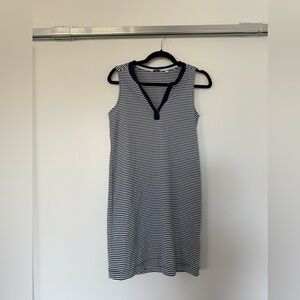 Vineyard Vines Navy and White Striped Sleeveless Dress